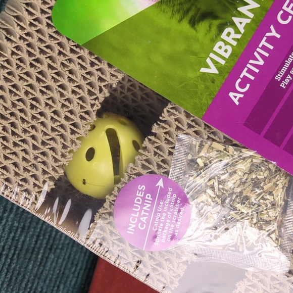 Vibrant Life Kitty Activity Center, Corrugated Cardboard Search Hunt & Scratch - Picture 10 of 13